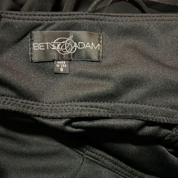 Black size 8 Betsy & Adam Evening Gown - Picture 5 of 6